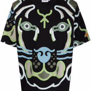 K-Tiger print oversized T-shirt